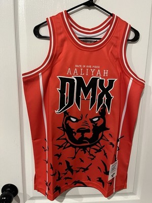 Headgear Classics Aaliyah x DMX Basketball Jersey Red Men s Size Small NWT