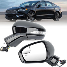 Driver Side Mirror Assembly for 2016-2022 Ford Fusion W/Turn Signal Rear View