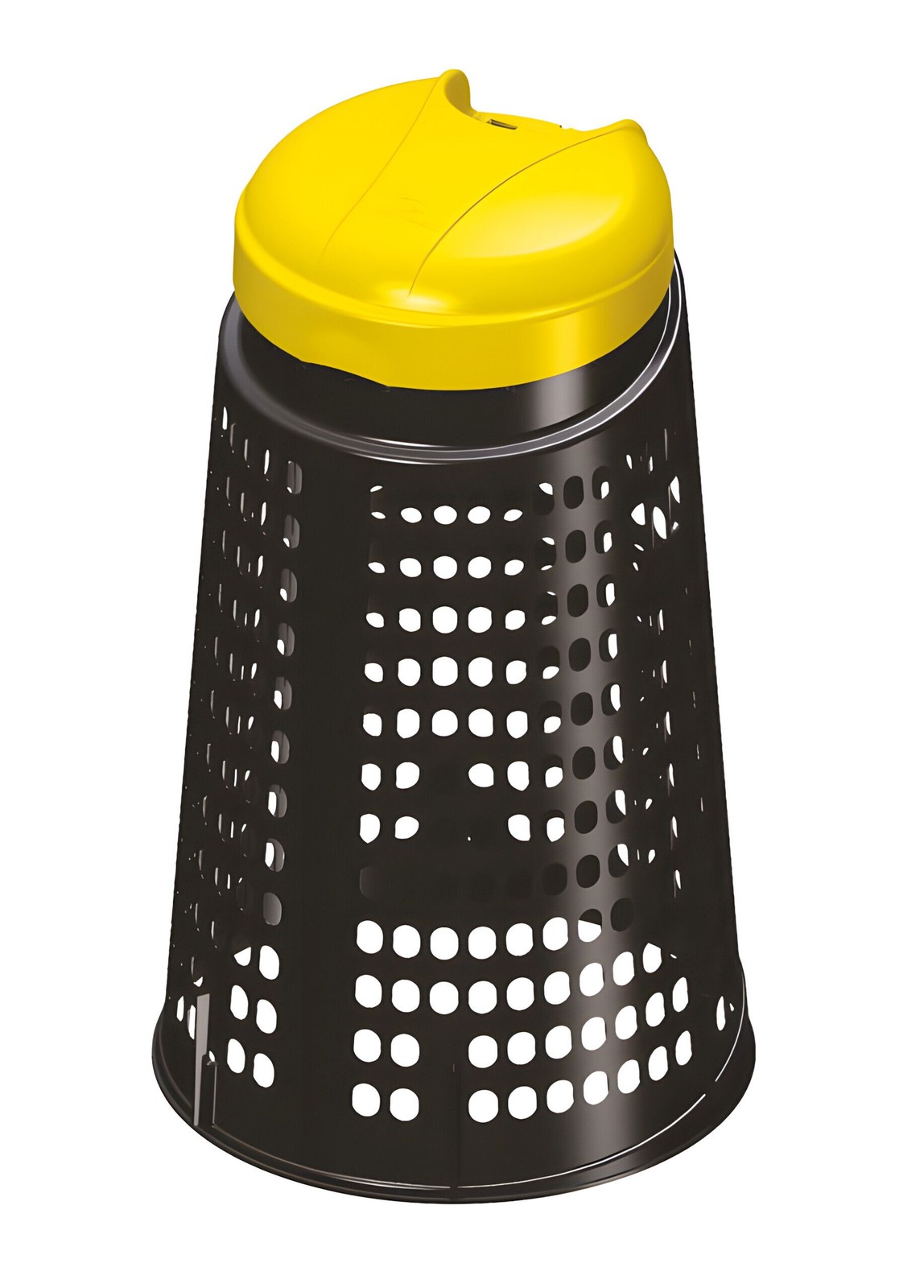 Trespolo grigliato in polipropilene, 110 L - Giallo