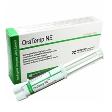 Dental OraTemp NE Mezcla Manual No Eugenol Cemento Luting Temporal 15gm Cartucho