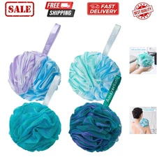 Loofah Sponge 75g/Piece, Exfoliating Bath Sponge Body Scrubber - Loofa Set of...