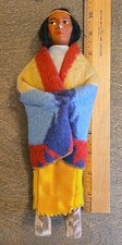 Skookum Vintage Indian Native American 10" Doll See All Pics And Description