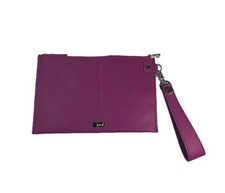 Jewell by Thirty-one Purple Pink Pebbled Wristlet Clutch Purse