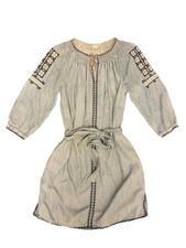 Women’s  Gap Denim Embroidered Lyocell Dress Size XS