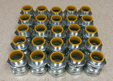 Eaton Crouse Hinds 1651 3/4" EMT Straight Compression Connectors Conduit to Box