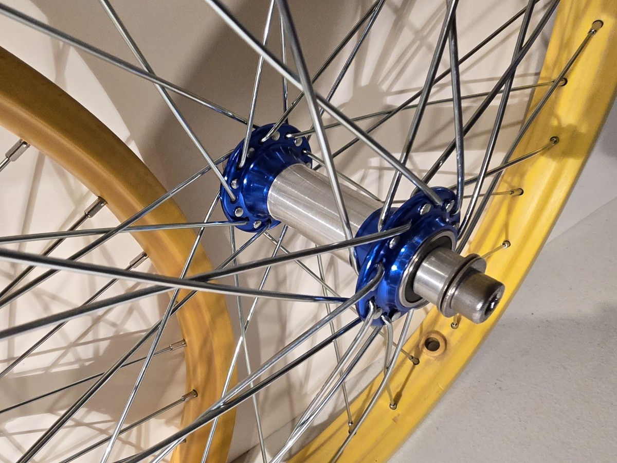 Vintage 1981-82 ACS BMX Racing Wheels Set 20” Z-Rim 36s Pat