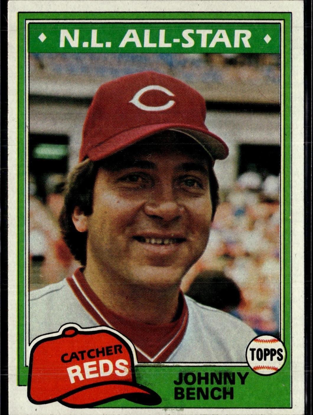 1981 Topps #600 Johnny Bench