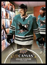 2021-22 Upper Deck Canvas Logan Couture San Jose Sharks #C66 15181