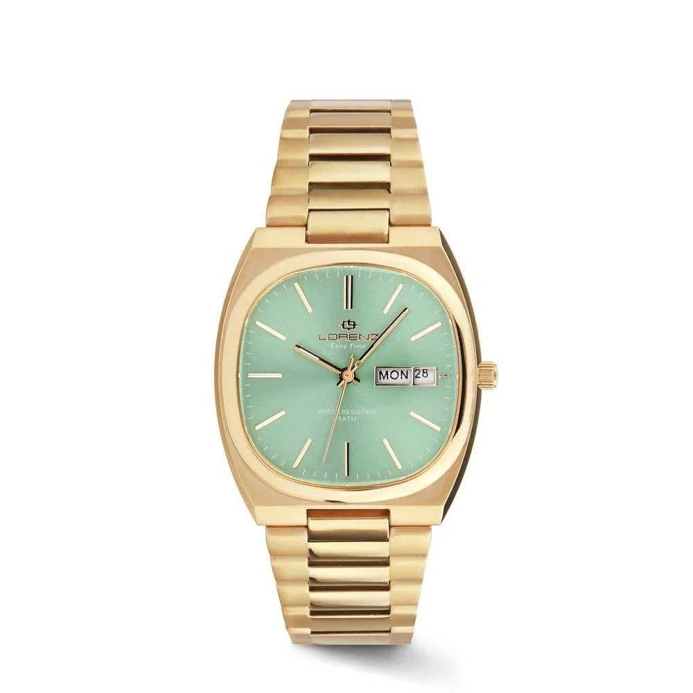 OROLOGIO VINTAGE SEIKO SQ Uomo Tono Oro Quadrante Oro Giorno/Data 5Y23