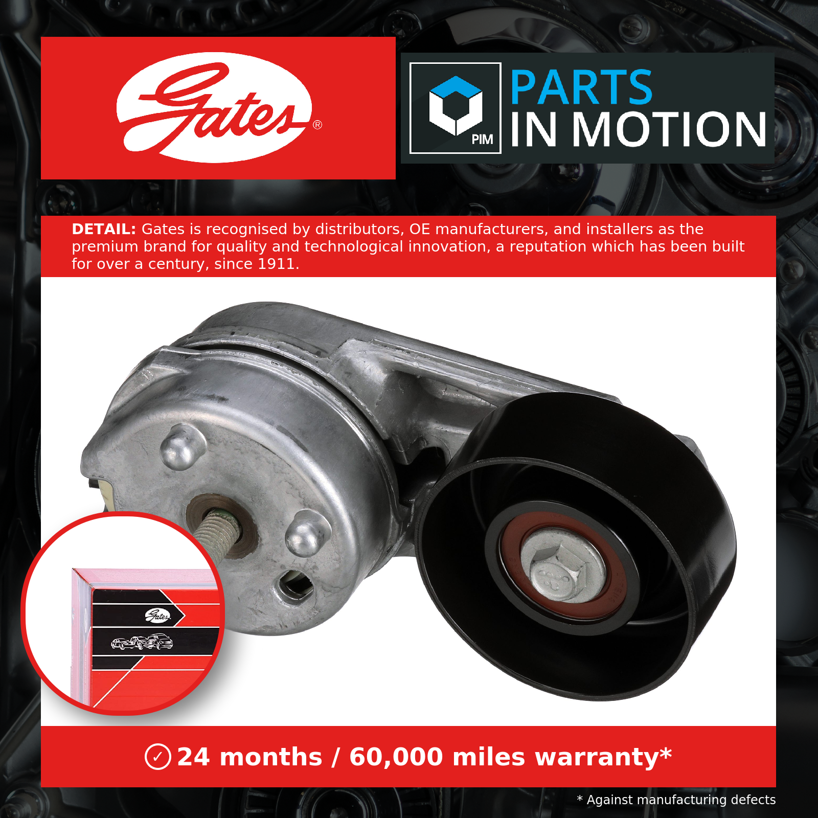 ✅Fits GATES T38279 BELT TENSIONER V-RIBBED BELT ⭐UK Seller⭐ - Image 14