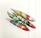 Set of Four Short Vintage Swirl Mechanical Pencils, Golf Bridge Miniature — photo 1