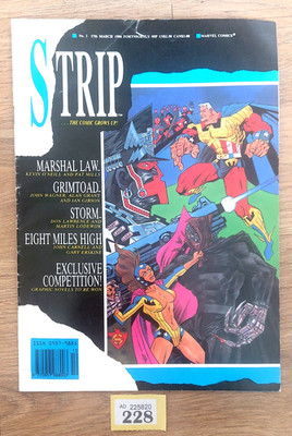 STRIP COMIC/MAGAZINE, Number 3. March 1990. Marvel Magazine.(RefY228)