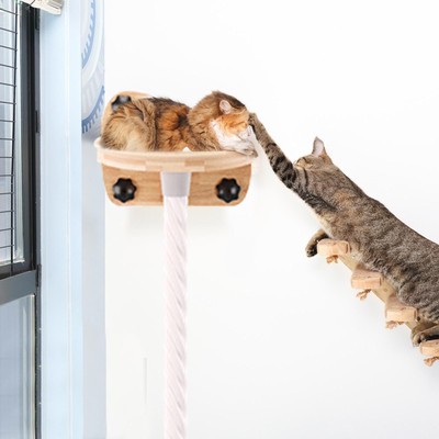 Cat Climbing Rope 156cm Rope Cat Tree with Rope for Jumping Indoor Climbing