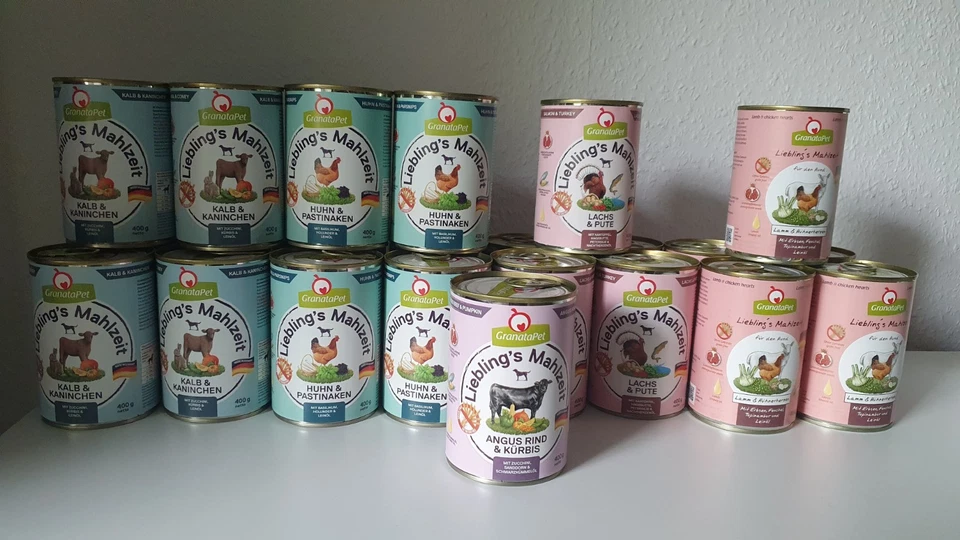 23 Dosen Granatapet 400g Hundefutter