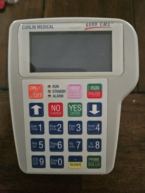 Curlin Medical 6000 CMS Ambulatory Infusion Pump Portable Audible Alarm