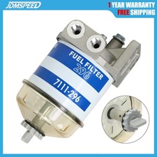 Universal Single Diesel Fuel Filter Assembly with Water Separator Bowl NEW