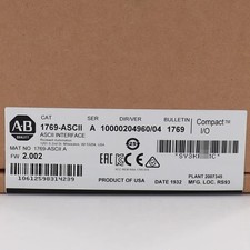 New Sealed AB 1769-ASCII  A CompactLogix ASCII Interface Module