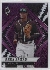 2021 Panini Chronicles Phoenix Purple Velocity Manny Machado #24 0y59