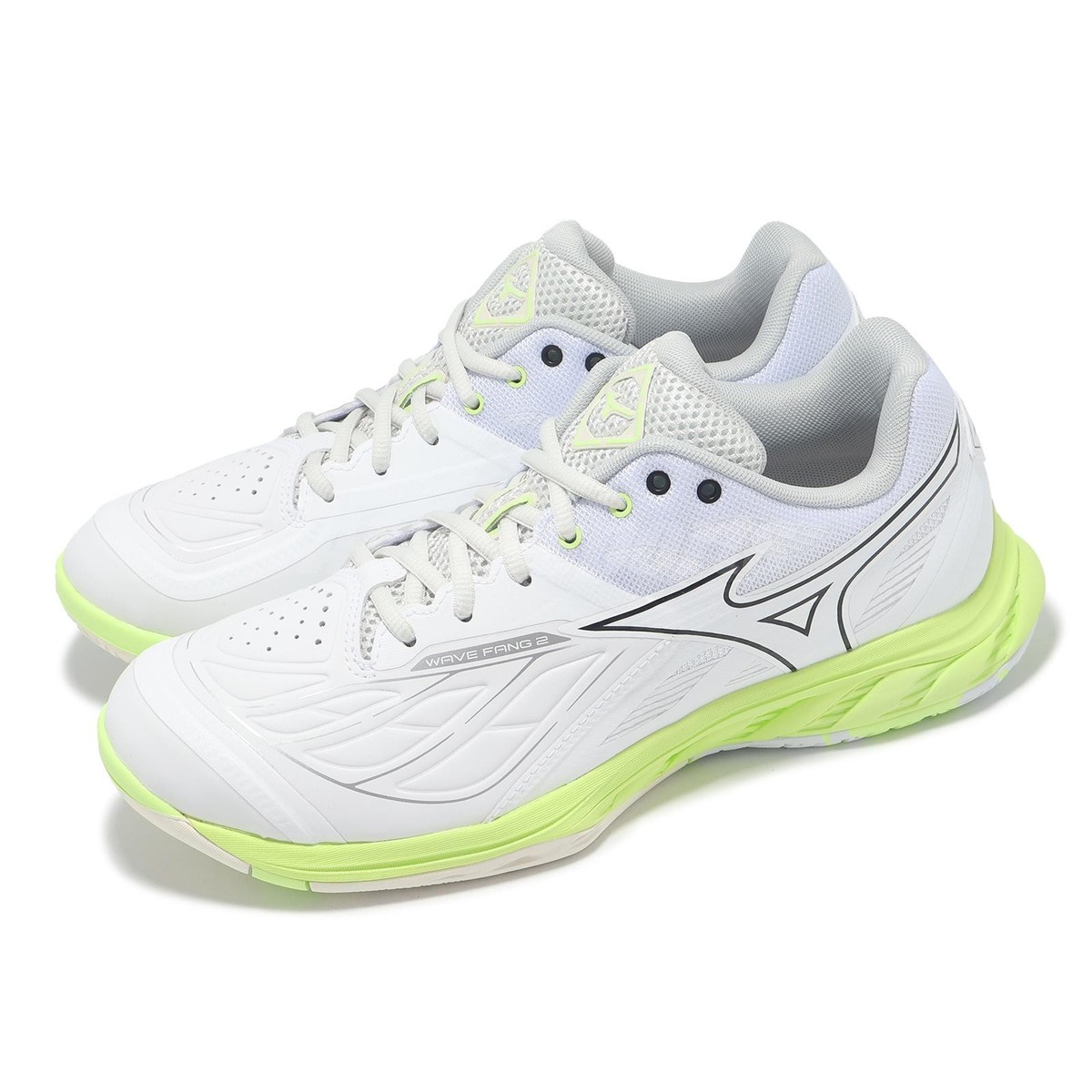 Mizuno Wave Fang 2 Wide White Green Black Men Unisex Badminton