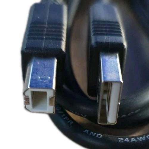 Dell 2m USB A to USB B Cable 28AWG/2C + 24AWG/2C Shielded 6710010182P20  - Image 2 of 4