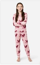 New Justice Patterned Henley Pajama Set size XL 16/18