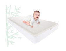 Bamboo Crib Mattress Protector by Pure Bamboo, Waterproof - Bre... FAST USA SHIP