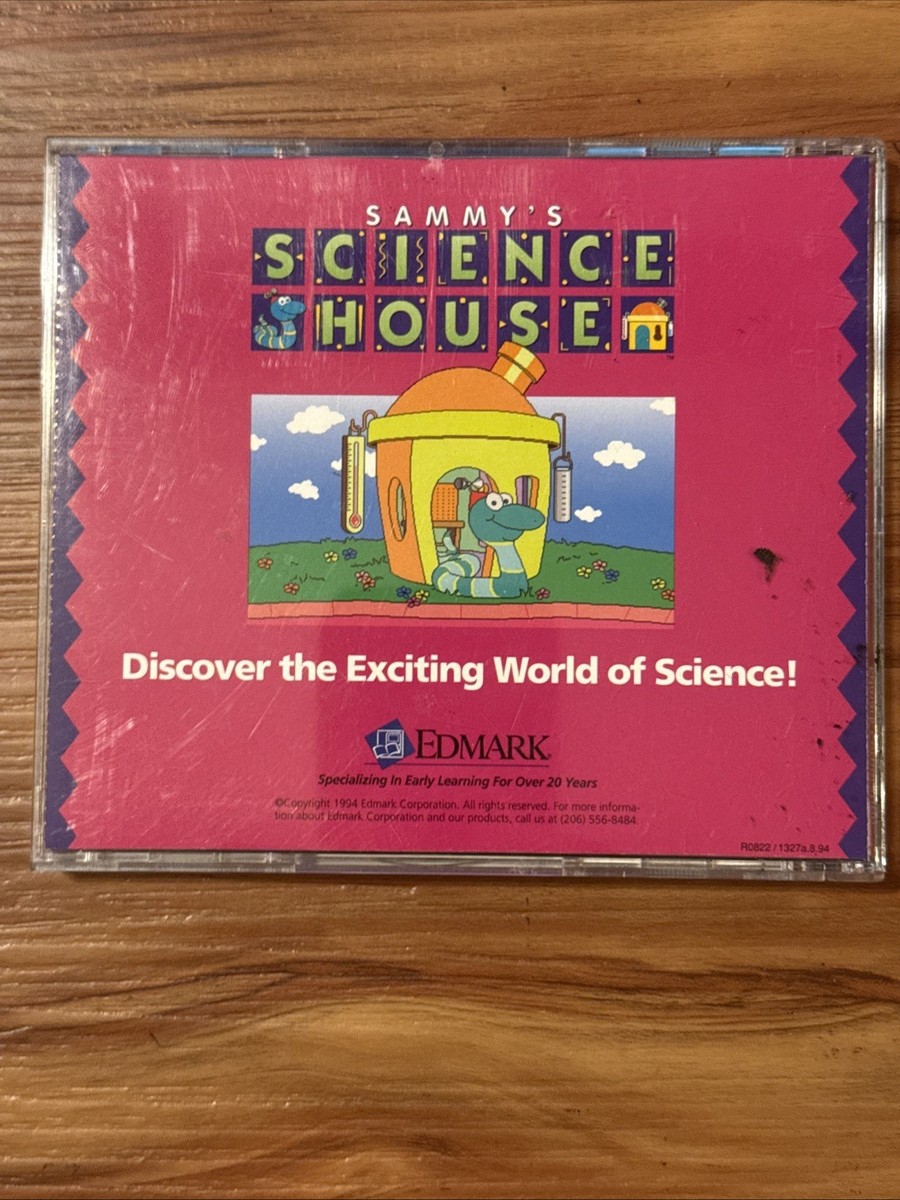 SAMMY'S SCIENCE HOUSE VINTAGE LEARNING CD-ROM PC GAME AGES 3-6 | eBay