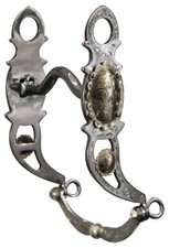 Showman Pony Stainless Steel Bit w/ Fully Engraved Silver  Concho Cheeks
