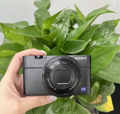 Sony Cyber-shot DSC-RX100 20.2MP Digital Camera - Black Includes