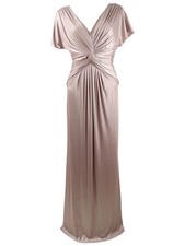 Adrianna Papell Women's Twisted Metallic Gown