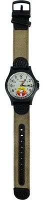 Timex Peanuts Snoopy Analog Quarz Indiglo Lederband Herren Armbanduhr FUNKTIONIERT
