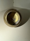Brass Metal Apple Shaped Bell Decorative Figurine with Stem & Leaf — photo 4
