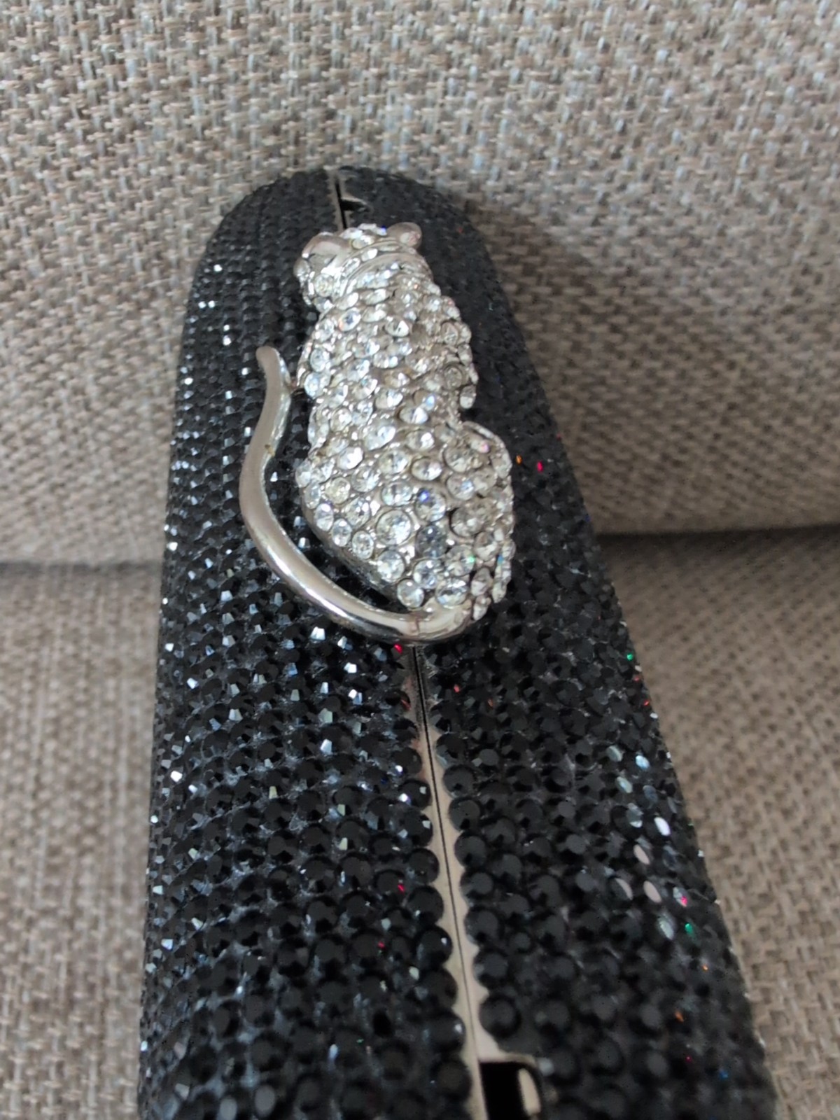 Vintage Kenneth Jay Lane Crystal Panther Leopard … - image 6