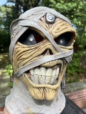 Iron Maiden Powerslave Mummy Mask Trick Or Treat Studios TOTS New NWT