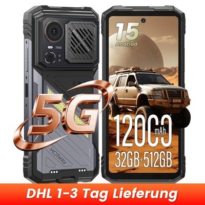 HOTWAV Hyper 8 Pro 5G Outdoor Smartphone 32GB+512GB 108MP+32MP 6.8Zoll Handy NFC