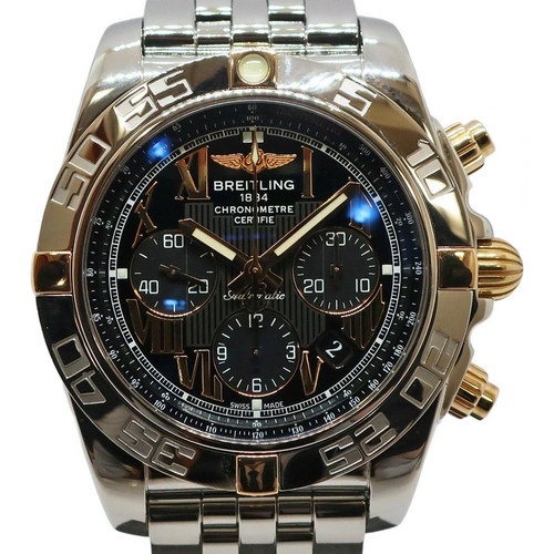 Breitling Chronomat 44 Bicolor IB0110 Automatic 44mm Box Paper...