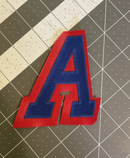 2007-present New York Rangers white away jersey alternate captain A patch 3.5"