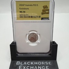 2026 Australia $15 Kookaburra 1/10oz Platinum Coin NGC MS70 2238.10 per troy oz