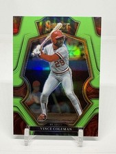 2023 Select Vince Coleman Neon Green Prizm /75 St. Louis Cardinals