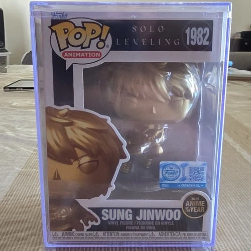 Funko Pop! Animation Solo Leveling SUNG JINWOO #1982 Exclusive Vinyl Figure
