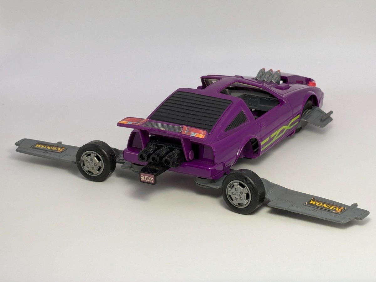 Vintage Kenner M.A.S.K. Manta Purple 300ZX w/Vanessa Warfield/Mask