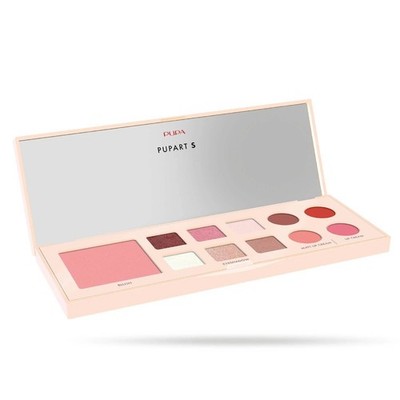 Puppe Palette für Gesicht Augen und Lippen Pxte S Make-up Make-up Box Rosa