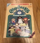 VINTAGE Cabbage Patch Kids Book Designer Clothes Pattern Book