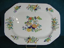 Copeland Spode W26 New Stone 17 1/8" Large Oval Serving Platter