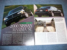 2000 Nissan Maxima Se Road Test Article 2000 Nissan Maxima Se Road Test Article
