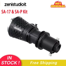 US Godox SA-17 Adapter+SA-P Projection Attachment For S30 VL150 VL300 SL150 200