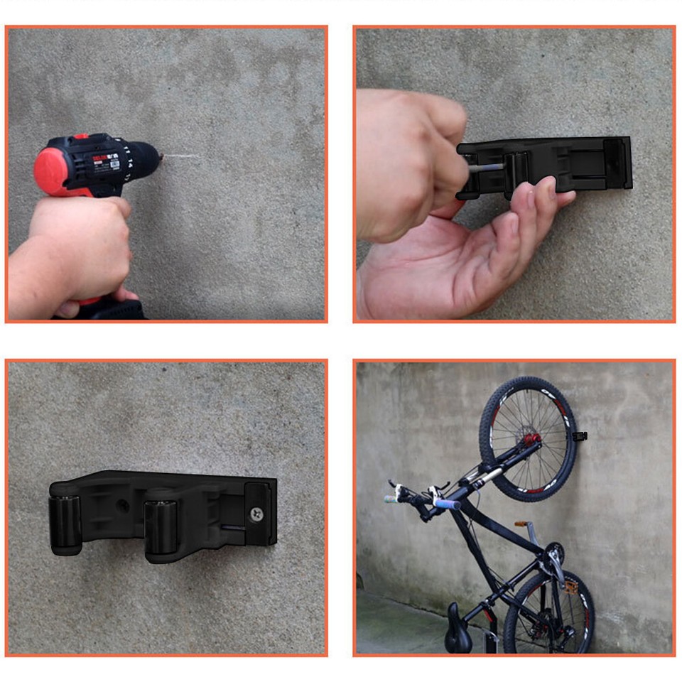  Bicycle Wall Holder Rack Adjustable Parking Buckle for MTB Road Bike