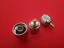 2pc N Type Male Jack to SMA Female Plug straight RF adapter connector