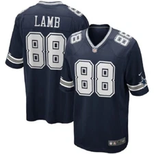 Dallas Cowboys #88 CeeDee Lamb Game Navy Jersey