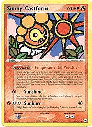 Pokemon EX Hidden Legends  26/101 Sunny Castform Card